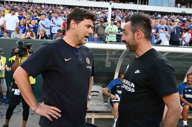 Mauricio Pochettino and Roberto De Zerbi