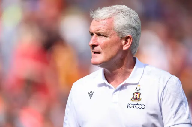 Bradford manager Mark Hughes