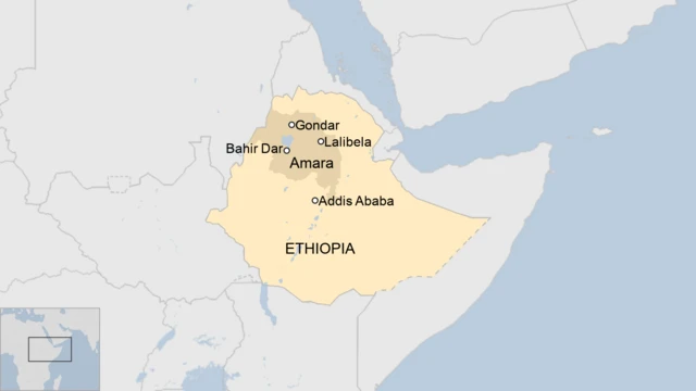 Map of Ethiopia