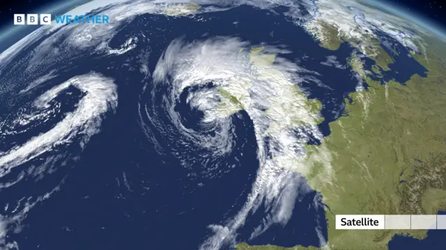 Storm Agnes satellite picture