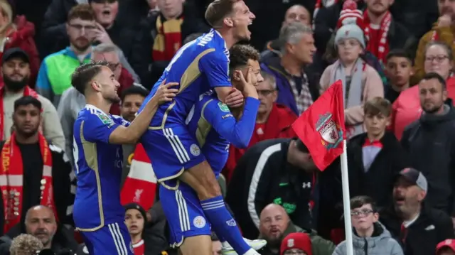 Leicester celebrate