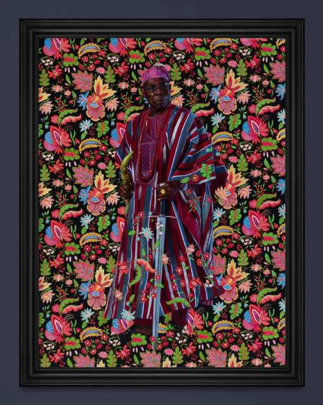 Portrait of Olusegun Obasanjo, President of Nigeria (1999-2007).