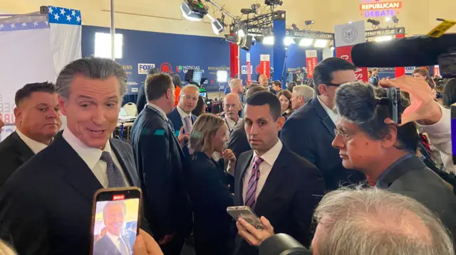 Inside the Republican debate spin room