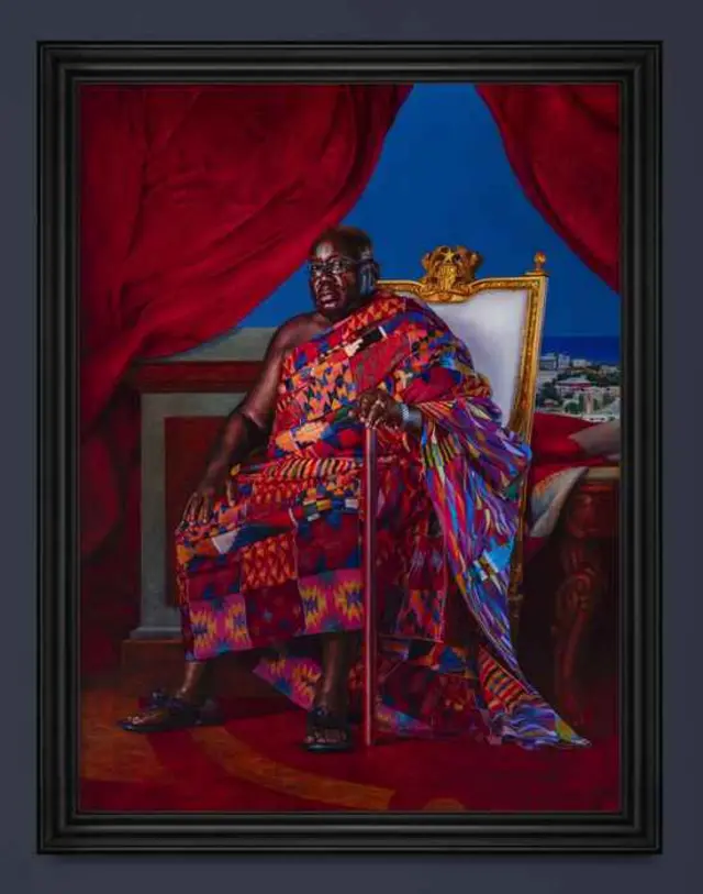 Portrait of Nana Akufo-Addo, President of Ghana