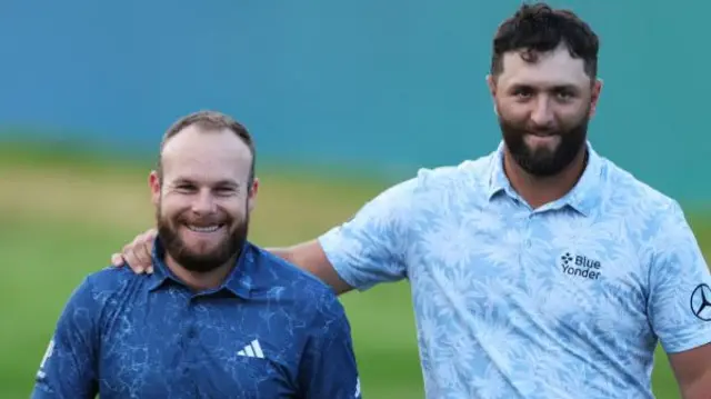 Tyrrell Hatton and Jon Rahm