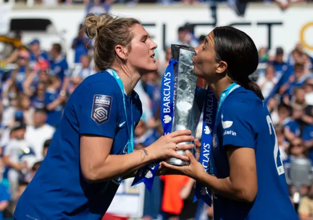 Millie Bright and Sam Kerr