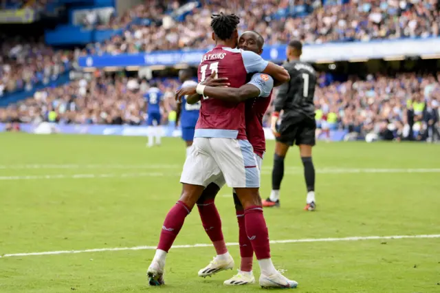 Ollie Watkins and Moussa Diaby