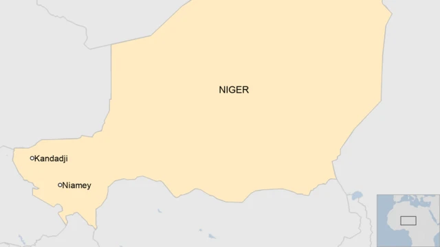 Map of Niger