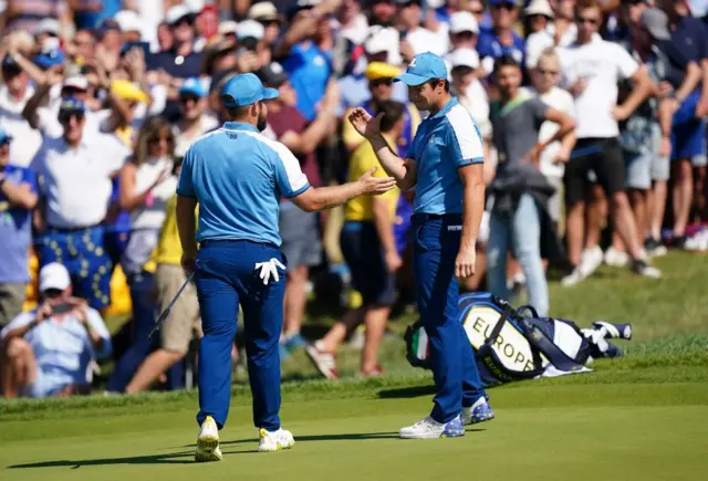 Tyrrell Hatton and Viktor Hovland