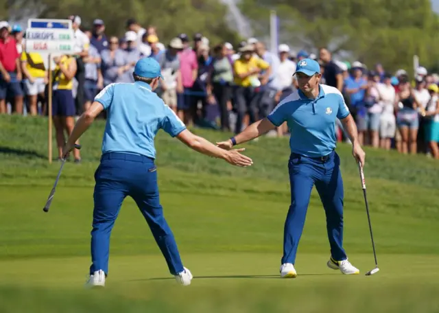 Matt Fitzpatrick and Rory McIlroy