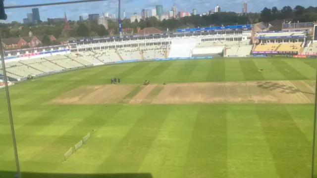 Edgbaston in the September sunshine