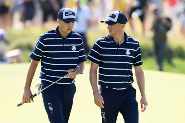 Jordan Spieth and Justin Thomas