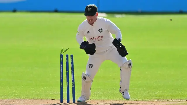 Nottinghamshire wicketkeeper Tom Moores