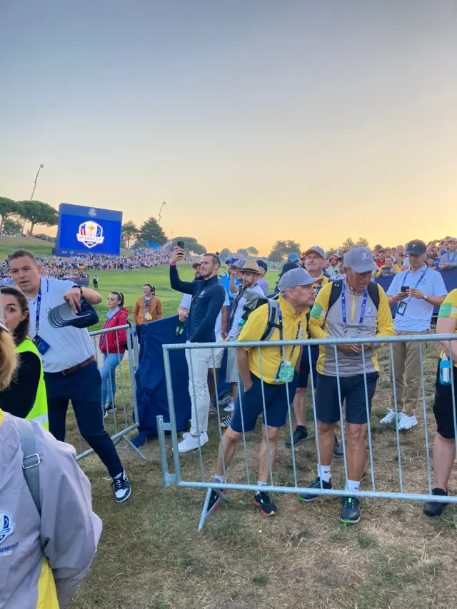 Gareth Bale at the Ryder Cup