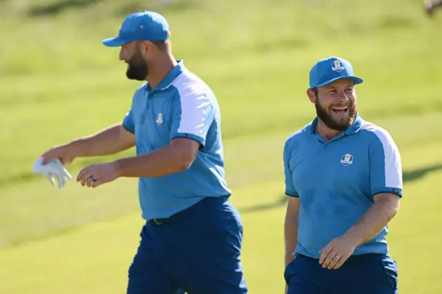 Jon Rahm and Tyrrell Hatton