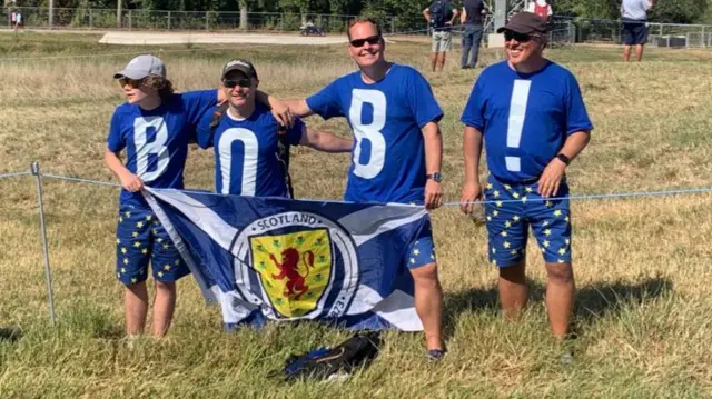 Scotland fans at Ryder Cup