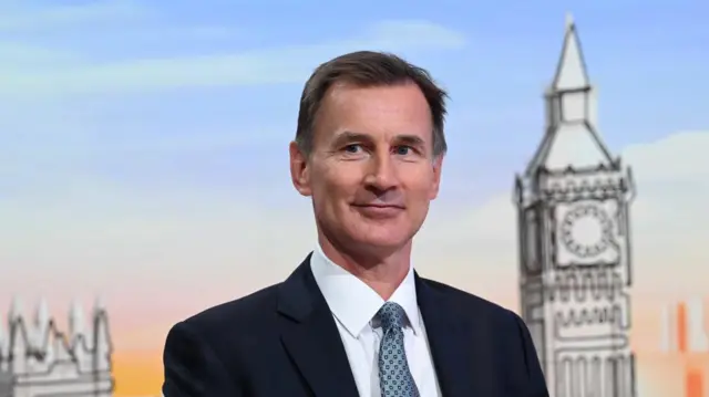 Jeremy Hunt on Sunday with Laura Kuenssberg