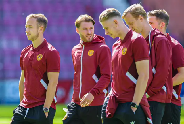 Harry Paton (left) is the only change for Motherwell