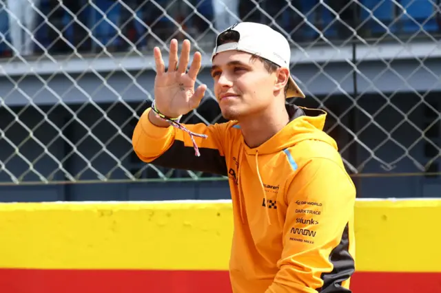 Lando Norris at the Italian GP.