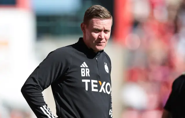 Aberdeen manager Barry Robson