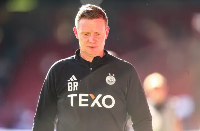 Aberdeen manager Barry Robson