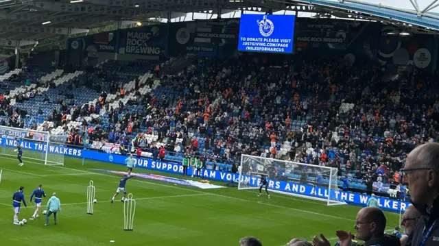 Ipswich fans at Huddersfield