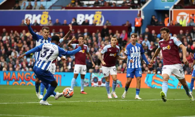 Ansu Fati scores for Brighton