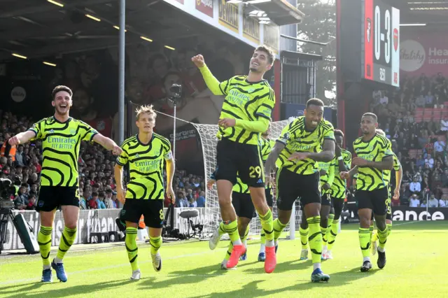 Kai Havertz celebrates