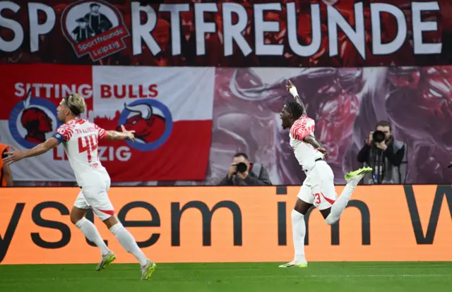 Leipzig celebrate scoring