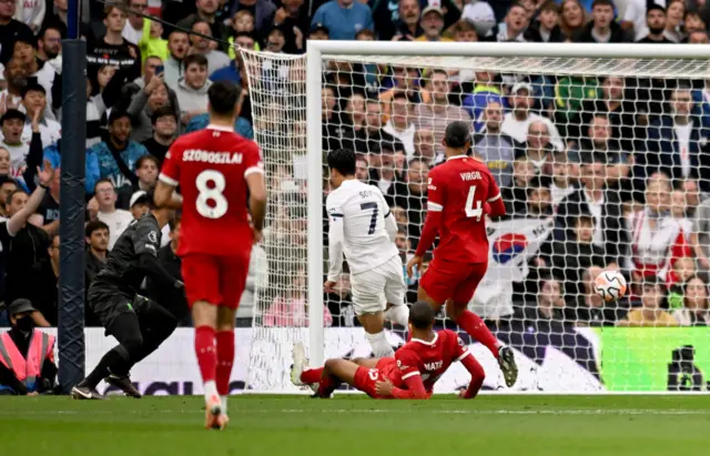 Heung-Min Son scores