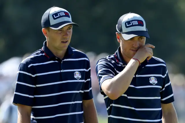 Jordan Spieth and Justin Thomas