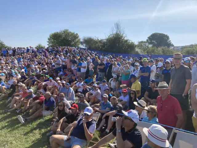 Fans at the 13th