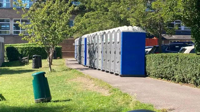 Toilets at St Thomas More Catholic comprehensive school Eltham