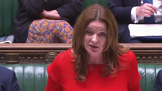 Education Secretary Gillian Keegan addressing House of Commons