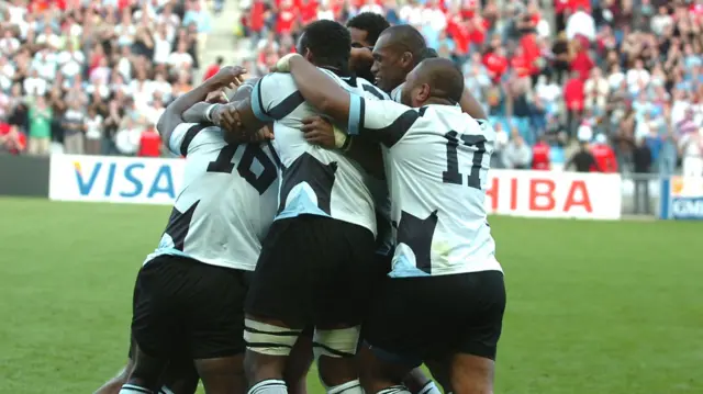 Wales will be hoping not to repeat the scenes of Fiji's win in 2007.