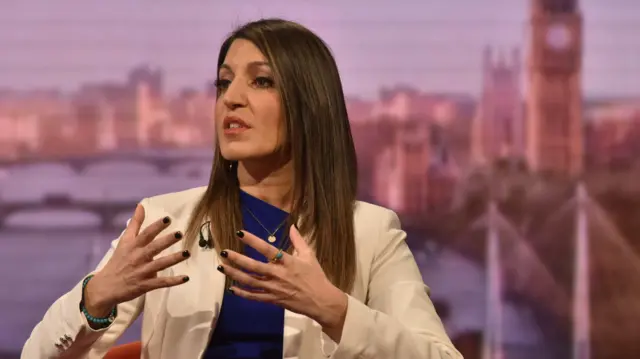 Rosena Allin-Khan being interviewed on The Andrew Marr Show.