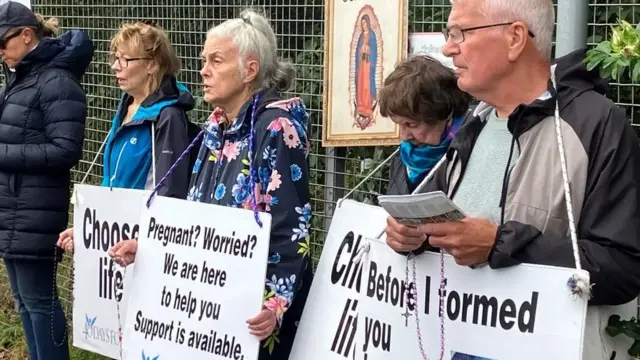 US-based group 40 Days for Life has been active outside clinics and hospitals in Scotland