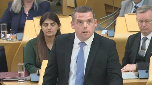 Scottish Conservative leader Douglas Ross