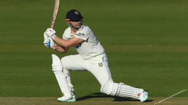 Alex Lees batting for Durham