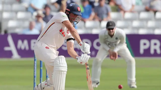 Alastair Cook batting for Essex