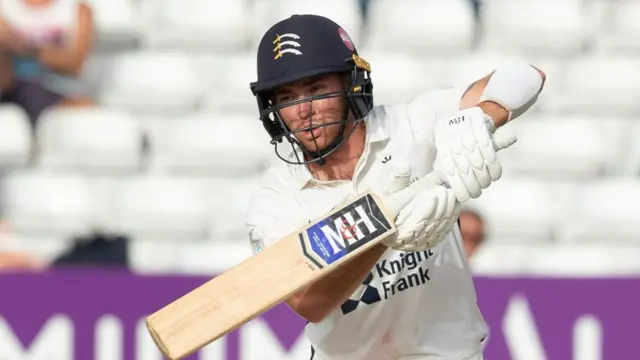 Ryan Higgins batting for Middlesex