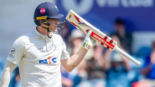 Matthew Revis scored a century for Yorkshire