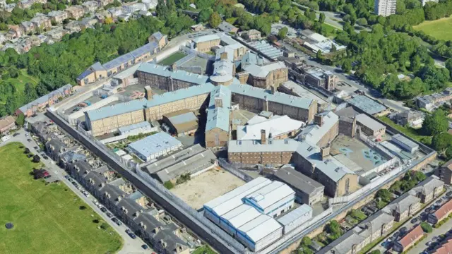 HMP Wandsworth prison - aerial photo