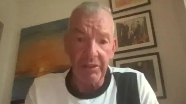 Former prison officer Tom Hill on video call