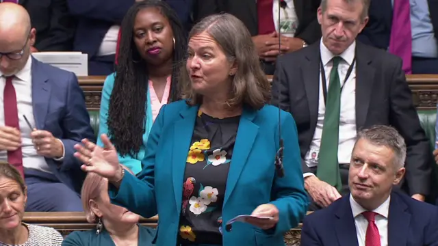 Fleur Anderson, the Labour MP for Putney, speaking in the Commons