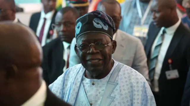 President of Nigeria Bola Ahmed Tinubu on August 10, 2023.