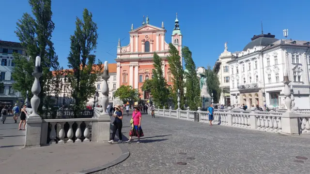 Three bridges at Slovenia