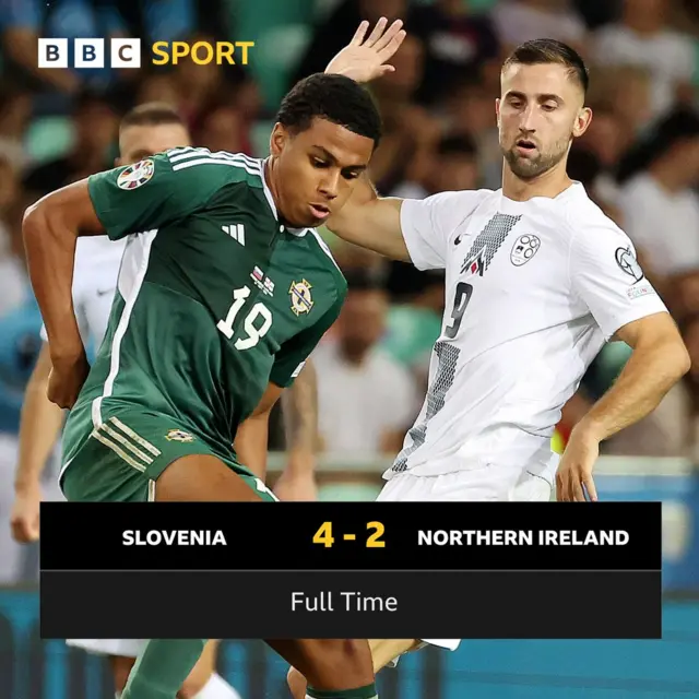 Slovenia 4-2 Northern Ireland