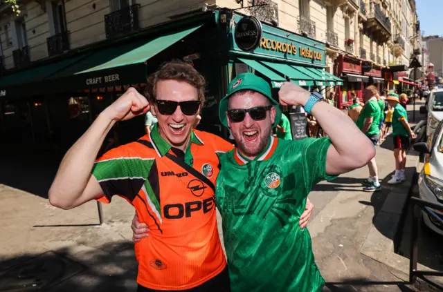 Republic fans in Paris