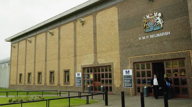 An exterior view of Belmarsh high security prison